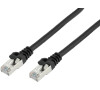Patch kabel Vigan SSTP RJ45-RJ45, CAT6 0,5m černá