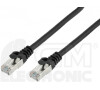 Patch kabel Vigan SSTP RJ45-RJ45, CAT6 3m černá