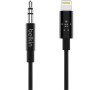 Kabel Belkin Lightning/3,5mm jack, 0,9m - černý