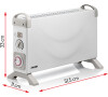 Teplovzdušný ventilátor Mesko MS7713