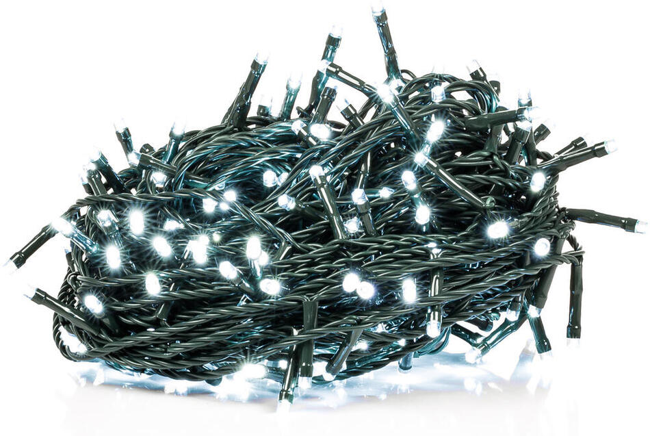 Vánoční osvětlení Retlux RXL 213, řetěz, 300LED, 30+5 m, studená bílá