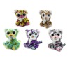 Leopard zvířátko plyš 12cm asst mix barev