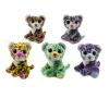 Leopard zvířátko plyš 18cm asst mix barev