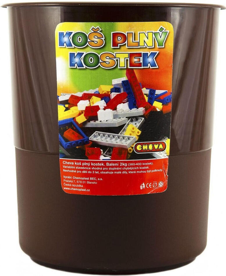 Stavebnice Chemoplast Cheva Koš Plný Kostek 2 kg