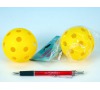 Floorball míč plast průměr 7cm asst 2 barvy v sáčku