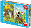 Puzzle Dino Krtek, 2 x 48 dílků