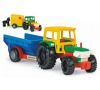 Traktor s vlečkami plast 38cm asst 2 druhy Wader