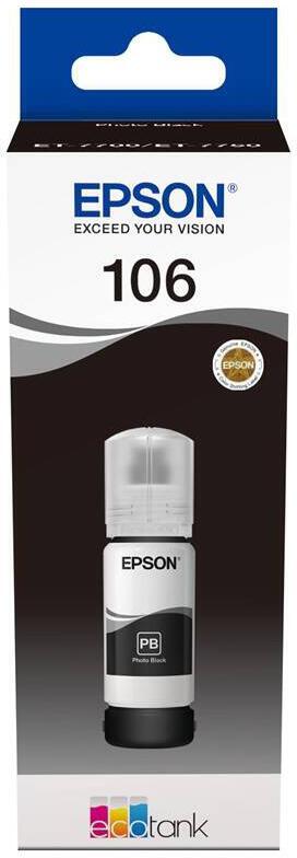 Epson 106 EcoTank Photo Black ink bottle (C13T00R140)