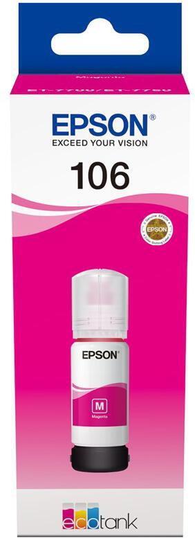 Epson 106 EcoTank Magenta ink bottle (C13T00R340)