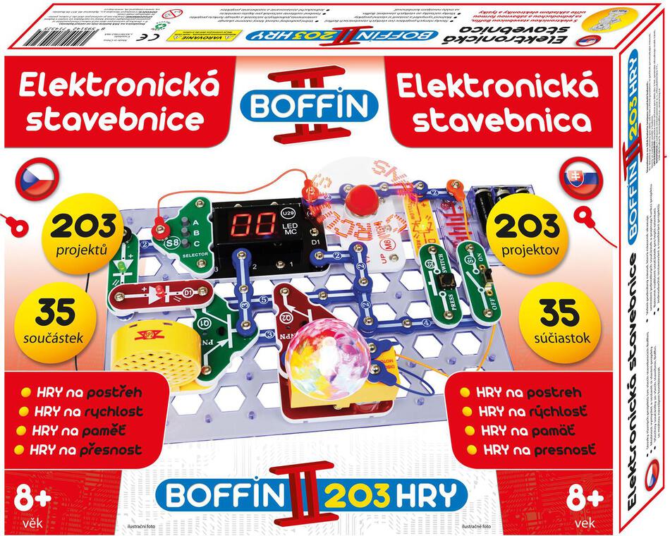 Elektronická stavebnice Boffin II. 203