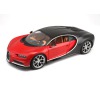 BUGATTI CHIRON 1:18 červeno-černé