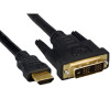Kabel DVI M- HDMI M 2m černý Logo