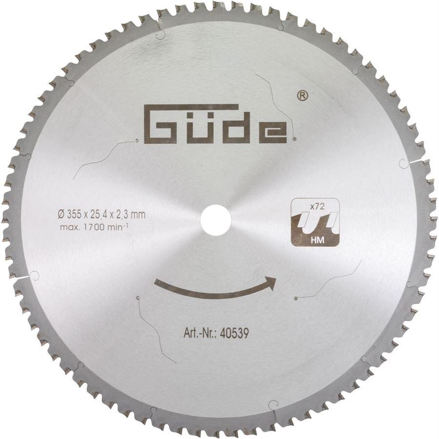 Pilový kotouč na kov 355 x 25,4 x 72Z Güde