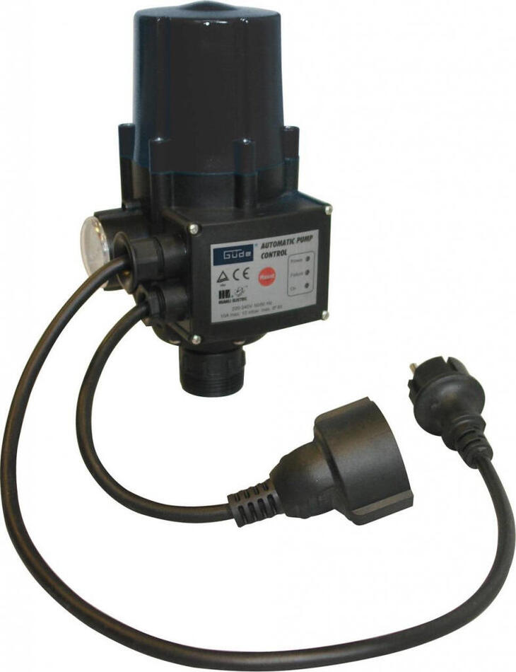 Tlakový spínač s ochranou proti chodu nasucho Güde