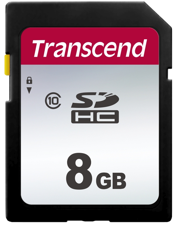 Transcend 8GB SDHC 300S (Class 10) paměťová karta (TS8GSDC300S)