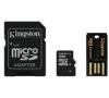 Kingston 8GB Multi Kit / Mobility Kit - MicroSDHC 8GB + čtečka + adaptér (MBLY4G2/8GB)