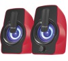 repro TRUST Gemi RGB 2.0 Speaker Set - red (22979)