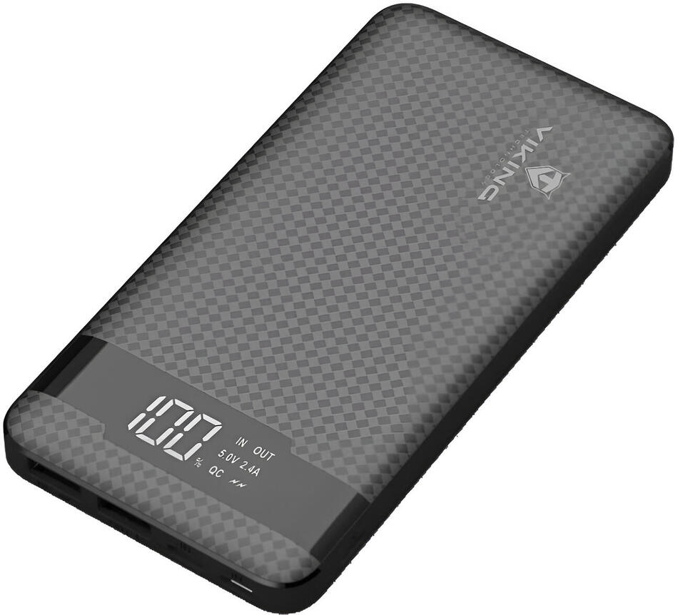 Viking powerbanka PN-961PD, QC3.0, 10000 mAh, černá (PN961B)