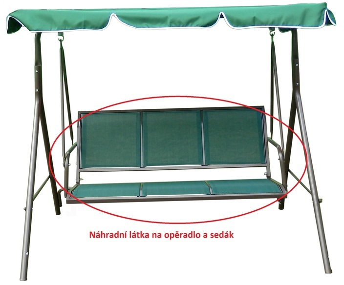 ROJA látka na sedák CONFORT zelená
