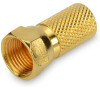 Ednet SAT F-konektor M, pro 7mm kabel OD, kov (84674)