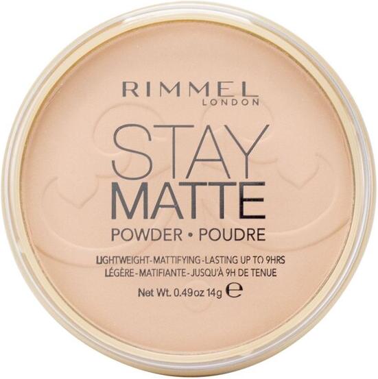 Pudr Rimmel London Stay Matte, 14 ml, odstín 004 Sandstorm