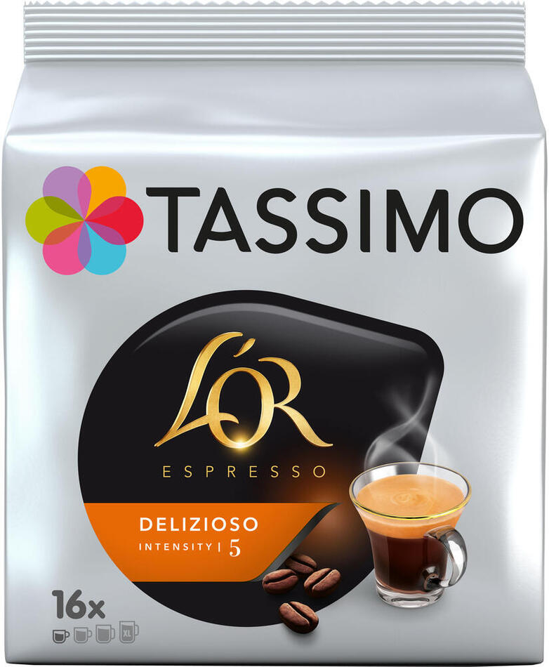 Kávové kapsle Jacobs Tassimo LOR DELIZIOSO