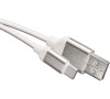 USB kabel 2.0 A/M - C/M 1m bílý