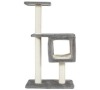 Škrabadlo CUBE 2 cat tree šedá 95 cm Zolux