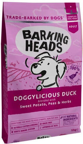Granule pro psy Barking Heads All Hounder Fuss Pot Duck 12kg