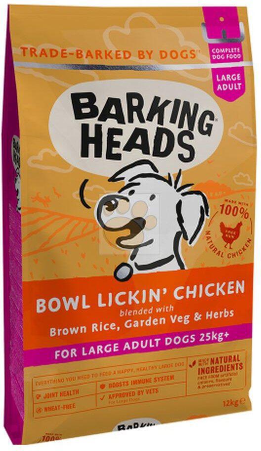 BARKING HEADS Big Foot Bowl Lickin’ Chicken 12kg