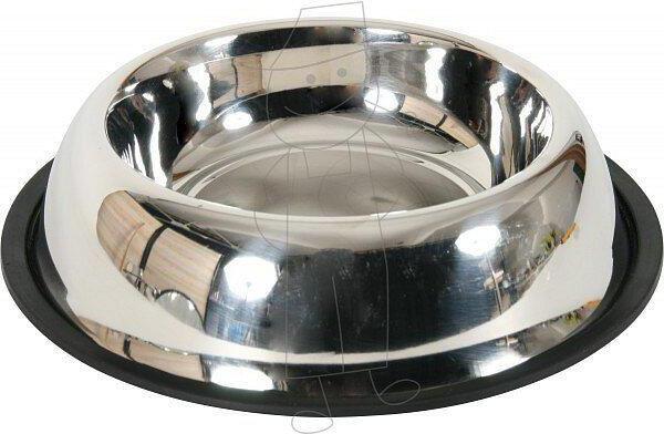 Miska nerez protiskluz pes STEEL 0,90 l Zolux