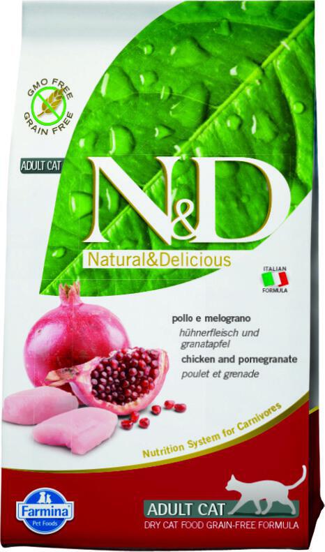 N&D GF CAT Adult Chicken & Pomegranate 5kg