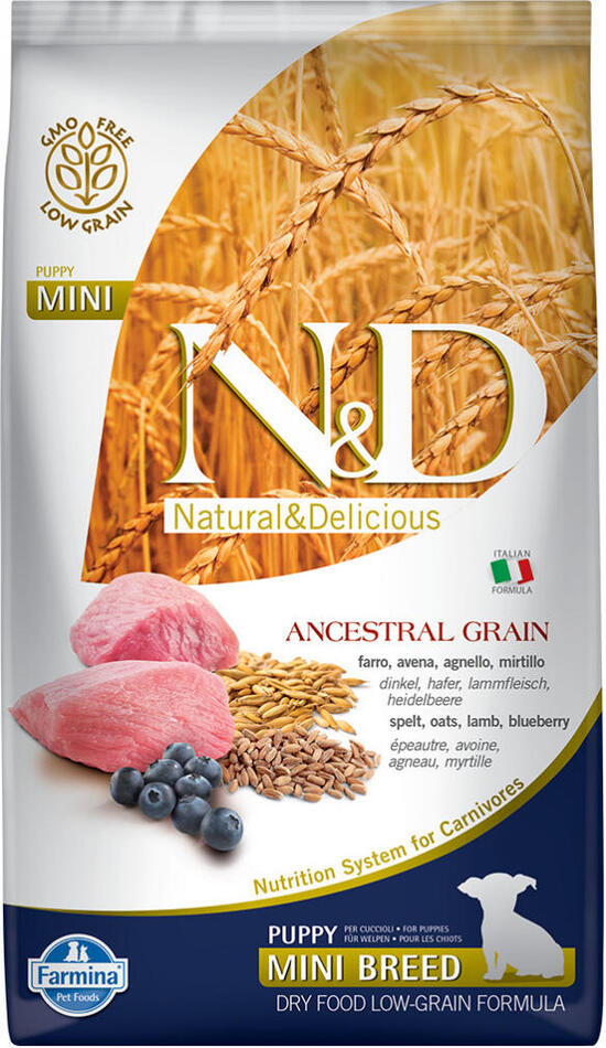 N&D LG DOG Puppy Mini Lamb & Blueberry 7kg