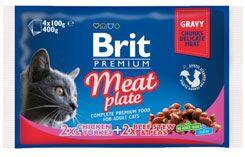 Brit Premium Cat kapsa Meat Plate 400g (4x100g)