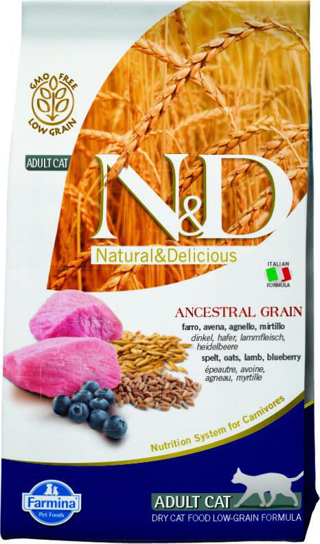 N&D LG CAT Adult Lamb & Blueberry 5kg