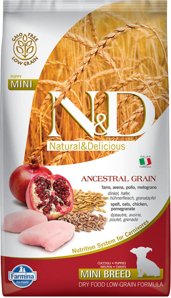 N&D LG DOG Puppy Mini Chicken & Pomegr 7kg