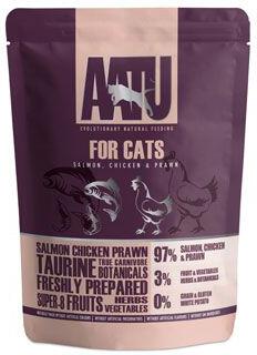 AATU Cat Salmon,Chicken&Prawn kapsa 85g