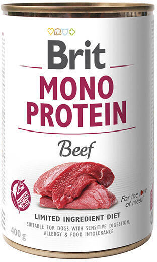 Brit Dog konz Mono Protein Beef 400g