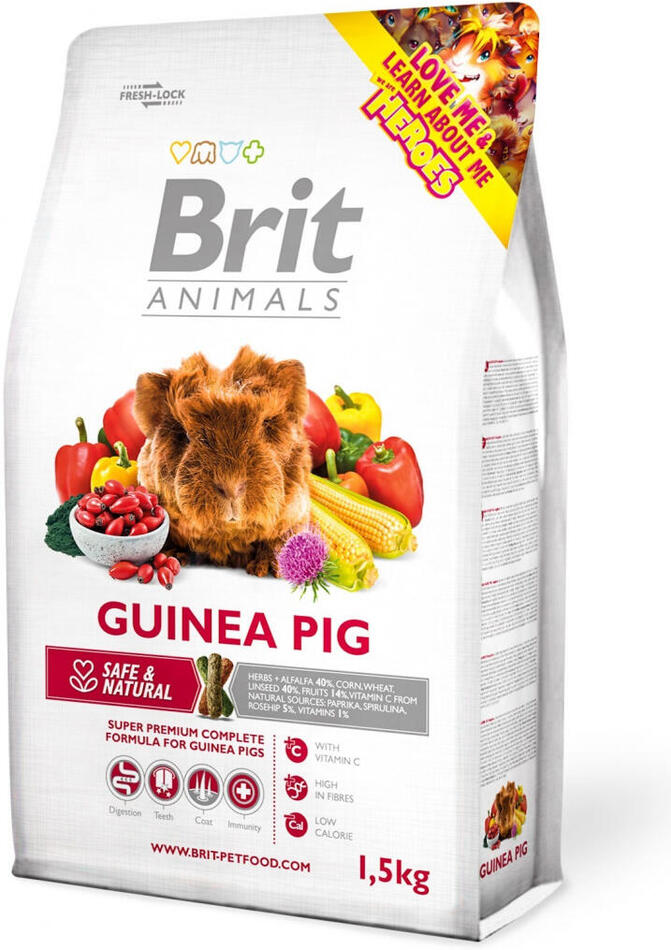 Krmivo pro morčata Brit Animals Guinea Pig Complete, 1,5kg