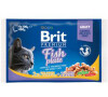 Brit Premium Cat kapsa Fish Plate 400g (4x100g)