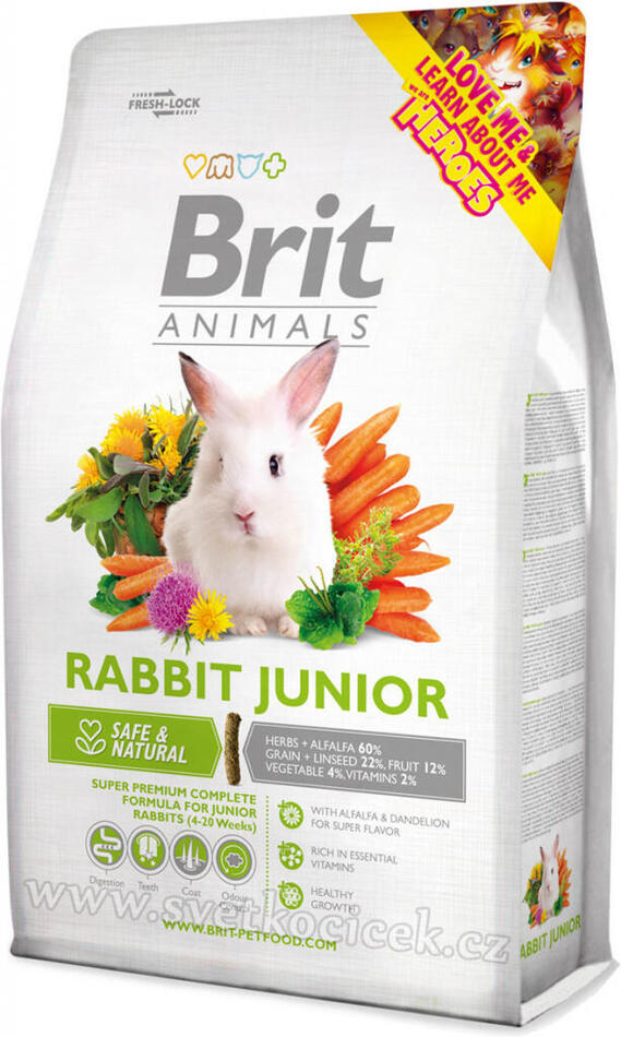 Brit Animals Rabbit Junior Complete 300g
