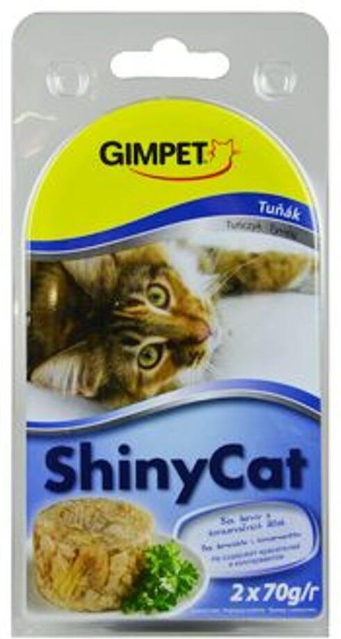 Gimpet kočka konz. ShinyCat tuňak 2x70g