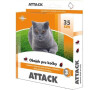 Attack obojek antiparazitární 35cm kočka