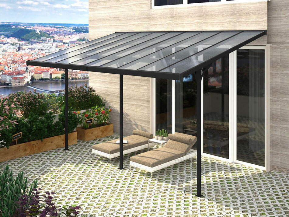 Pergola ROJA BRUCE H, transparentní polykarbonát