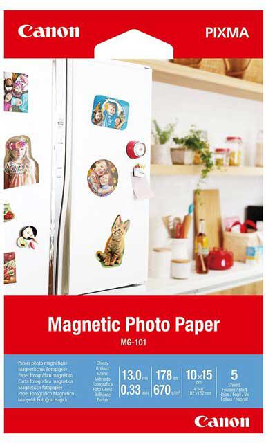 Canon MAGNETIC PHOTO PAPER MG-101 4x6 (5) (3634C002)