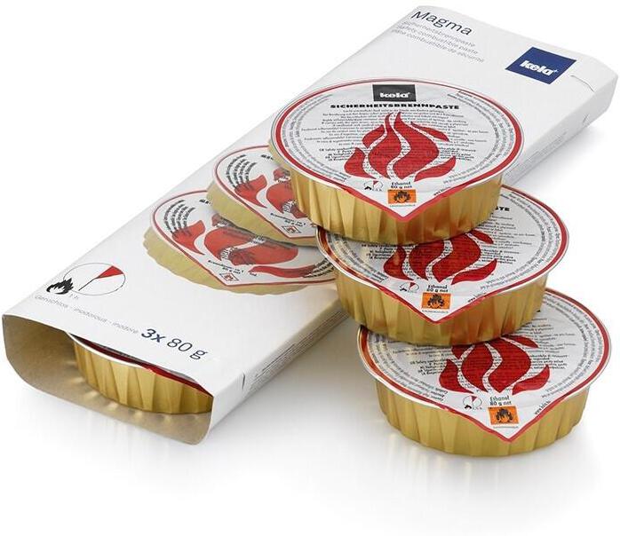 KELA Hořlavá pasta pro fondue 3 ks KL-63018