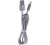 Datový kabel Aligator microUSB, šedý DAKT008
