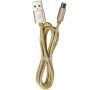 Datový kabel Aligator USB-C, zlatý DAKT005