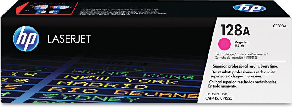 Toner HP 128A, 1 300 stran - purpurový