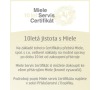 MIELE servis certifikát TR